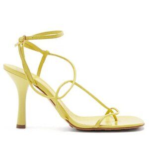 BOTTEGA VENETA STRAPPY SANDALS YELLOW - Size 37.5/ US 7.5